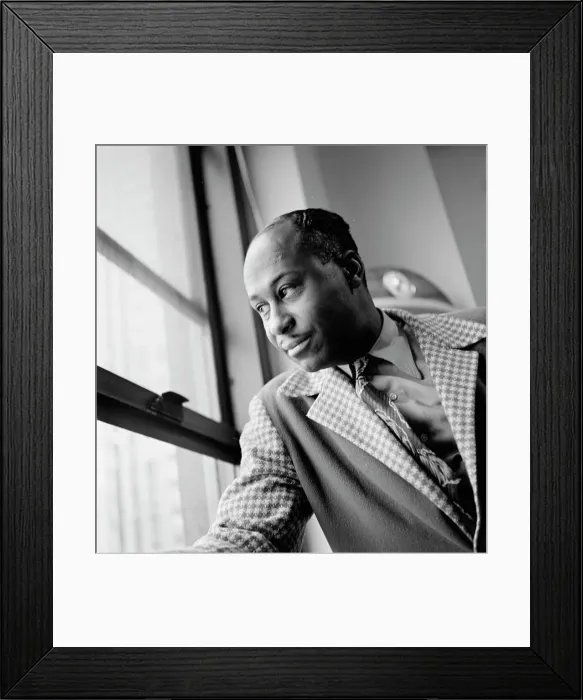 Framed Print : Portrait of Snub Mosley, William P. Gottlieb's office, New York, N.Y. 1946. Creator: William Paul Gottlieb Framed Print : Portrait of Snub Mosley, William P. Gottlieb's office, New York, N.Y. 1946. Creator: William Paul Gottlieb