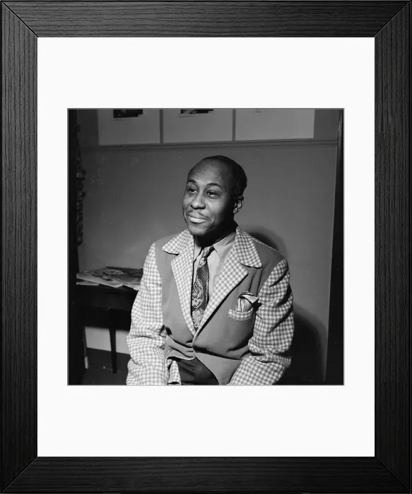 Framed Print : Portrait of Snub Mosley, William P. Gottlieb's office, New York, N.Y. 1946. Creator: William Paul Gottlieb Framed Print : Portrait of Snub Mosley, William P. Gottlieb's office, New York, N.Y. 1946. Creator: William Paul Gottlieb