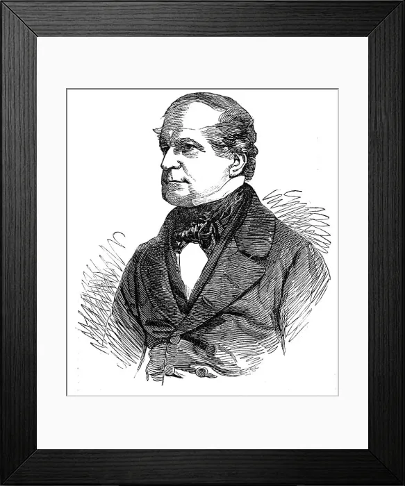 Framed Print : The Hon. E. P. Bouverie, M.P. for the Kilmarnock Burghs, 1850. Creator: Unknown Framed Print : The Hon. E. P. Bouverie, M.P. for the Kilmarnock Burghs, 1850. Creator: Unknown
