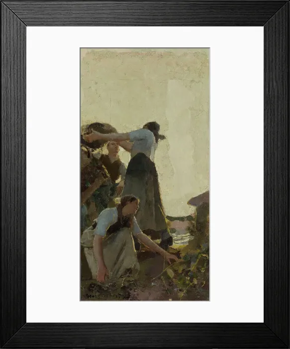 Framed Print : Esquisse pour la salle à manger de l'Hôtel de Ville de Paris : La vendange, c.1893. Creator: Georges Bertrand Framed Print : Esquisse pour la salle à manger de l'Hôtel de Ville de Paris : La vendange, c.1893. Creator: Georges Bertrand