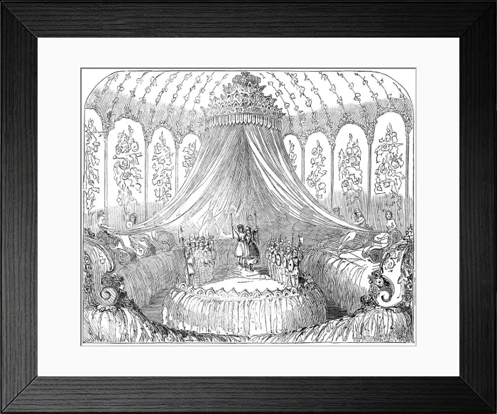 Framed Print : Lyceum - Scene from King Charming; or, The Blue Bird of Paradise, 1850. Creator: Unknown. Lyceum - Scene from King Charming; or, The Blue Bird of Paradise, 1850. Creator: Unknown Framed Print : Lyceum - Scene from King Charming; or, The Blue Bird of Paradise, 1850. Creator: Unknown. Lyceum - Scene from King Charming; or, The Blue Bird of Paradise, 1850. Creator: Unknown