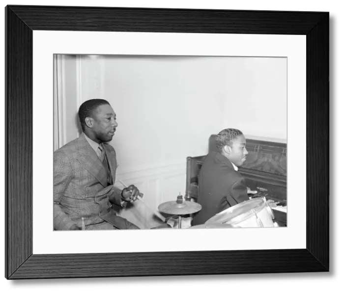 Framed Print : Portrait of Tommy Myles and John Malachi, Turkish Embassy, Washington, D.C. 1938. Creator: William Paul Gottlieb Framed Print : Portrait of Tommy Myles and John Malachi, Turkish Embassy, Washington, D.C. 1938. Creator: William Paul Gottlieb