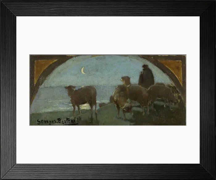 Framed Print : Esquisse pour la salle à manger de l'Hôtel de Ville : La viande de mouton, c.1893. Creator: Georges Bertrand Framed Print : Esquisse pour la salle à manger de l'Hôtel de Ville : La viande de mouton, c.1893. Creator: Georges Bertrand