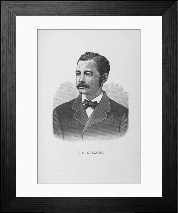 Framed Print : J. M. Gregory, 1887. Creator: Unknown Framed Print : J. M. Gregory, 1887. Creator: Unknown