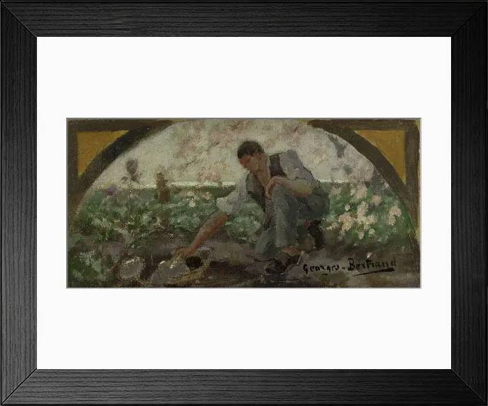 Framed Print : Esquisse pour la salle à manger de l'Hôtel de Ville de Paris : Le chou, c.1893. Creator: Georges Bertrand Framed Print : Esquisse pour la salle à manger de l'Hôtel de Ville de Paris : Le chou, c.1893. Creator: Georges Bertrand