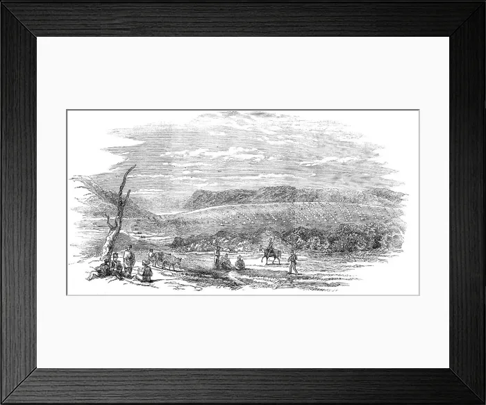 Framed Print : Camp of the English Light Division, at Varna, 1854. Creator: Unknown Framed Print : Camp of the English Light Division, at Varna, 1854. Creator: Unknown