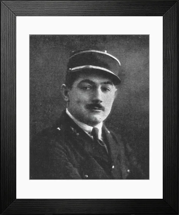 Framed Print : Mort de laviateur Boillot; Le lieutenant Georges Boillot, 1916. Creator: Unknown Framed Print : Mort de laviateur Boillot; Le lieutenant Georges Boillot, 1916. Creator: Unknown