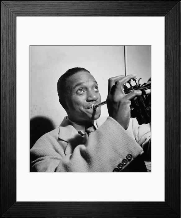 Framed Print : Portrait of Hot Lips Page, Apollo Theatre, New York, N.Y. ca. Oct. 1946. Creator: William Paul Gottlieb Framed Print : Portrait of Hot Lips Page, Apollo Theatre, New York, N.Y. ca. Oct. 1946. Creator: William Paul Gottlieb