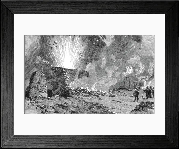 Framed Print : The English Expedition to Witu, East Africa, to Punish the Natives for the Murder of Nine German O Creator: Unknown Framed Print : The English Expedition to Witu, East Africa, to Punish the Natives for the Murder of Nine German O Creator: Unknown