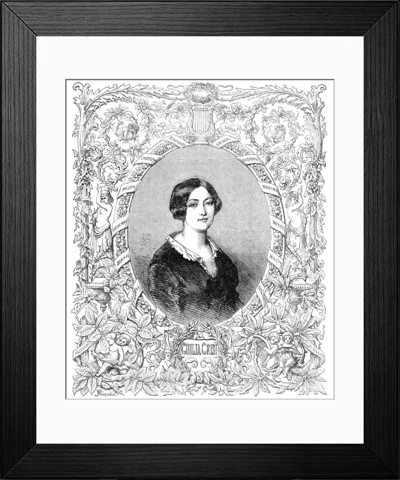 Framed Print : Giulia Grisi, 1854. Creator: Unknown Framed Print : Giulia Grisi, 1854. Creator: Unknown