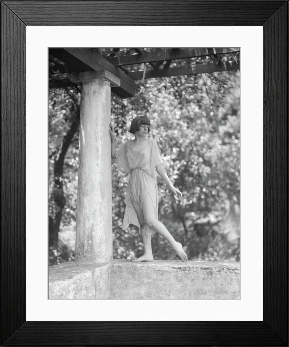 Framed Print : Tonetti, Miss, at Sneding's Landing, 1921 June 7. Creator: Arnold Genthe Framed Print : Tonetti, Miss, at Sneding's Landing, 1921 June 7. Creator: Arnold Genthe