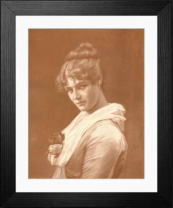 Framed Print : Gladys after A. Seifert, 1890. Creator: F.Feldweg. Gladys after A. Seifert, 1890. Creator: F.Feldweg Framed Print : Gladys after A. Seifert, 1890. Creator: F.Feldweg. Gladys after A. Seifert, 1890. Creator: F.Feldweg