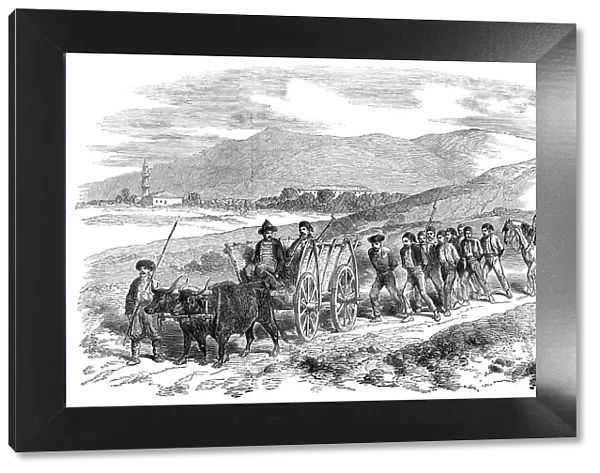 Circassian Prisoners brought into Schumla, 1854. Creator: Unknown