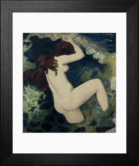 Framed Print : La vague, c.1898. Creator: Aristide Maillol Framed Print : La vague, c.1898. Creator: Aristide Maillol