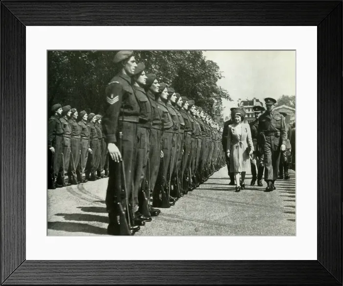 Framed Print : Inspecting The Grenadier Guards - May, 1945, 1947. Creator: Unknown Framed Print : Inspecting The Grenadier Guards - May, 1945, 1947. Creator: Unknown