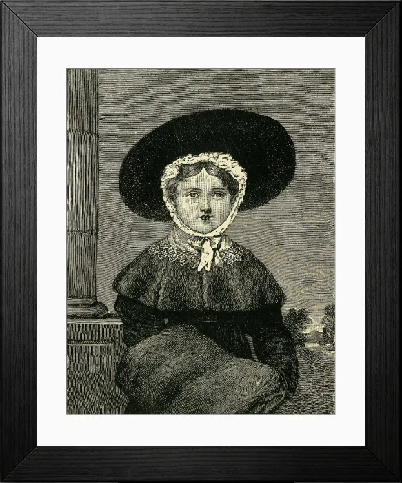 Framed Print : Princess Victoria, An Early Portrait, (c1897). Creator: Unknown Framed Print : Princess Victoria, An Early Portrait, (c1897). Creator: Unknown