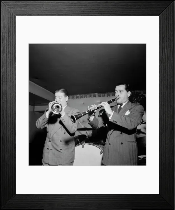 Framed Print : Portrait of Tony Parenti and Wild Bill Davison, Jimmy Ryan's (Club), New York, N.Y. ca. Aug. 1946. Creator: William Paul Gottlieb Framed Print : Portrait of Tony Parenti and Wild Bill Davison, Jimmy Ryan's (Club), New York, N.Y. ca. Aug. 1946. Creator: William Paul Gottlieb