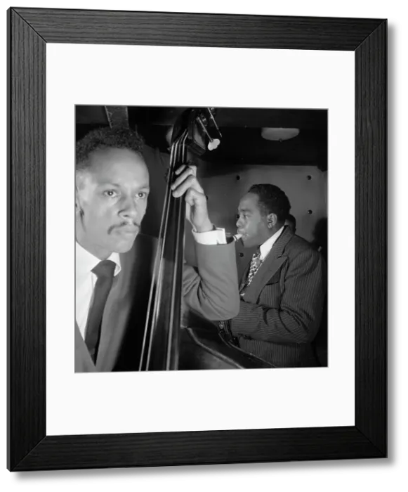 Framed Print : Portrait of Charlie Parker, Tommy Potter, and Max Roach, Three Deuces, New York, N.Y. ca. Aug. 1947 Creator: William Paul Gottlieb Framed Print : Portrait of Charlie Parker, Tommy Potter, and Max Roach, Three Deuces, New York, N.Y. ca. Aug. 1947 Creator: William Paul Gottlieb