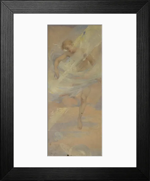 Framed Print : Parmi les astres (L'Air), c.1905. Creator: Adrien Moreau-Neret Framed Print : Parmi les astres (L'Air), c.1905. Creator: Adrien Moreau-Neret