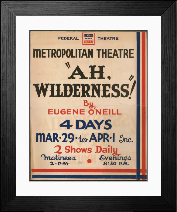 Framed Print : Ah Wilderness!, Seattle, 1939. Creator: Unknown Framed Print : Ah Wilderness!, Seattle, 1939. Creator: Unknown