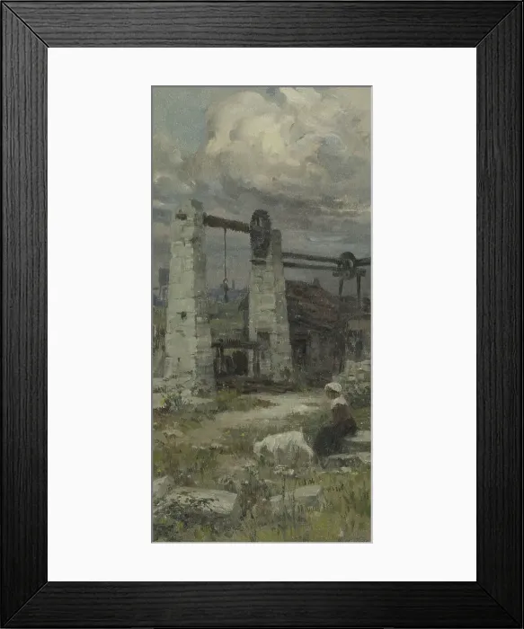 Framed Print : Esquisse pour la mairie de Bagneux : les anciennes carrières de Bagneux, c.1907. Creator: Paul Albert Steck Framed Print : Esquisse pour la mairie de Bagneux : les anciennes carrières de Bagneux, c.1907. Creator: Paul Albert Steck