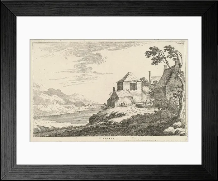 Framed Print : November, late 17th century. Creator: Lodovico Mattioli Framed Print : November, late 17th century. Creator: Lodovico Mattioli