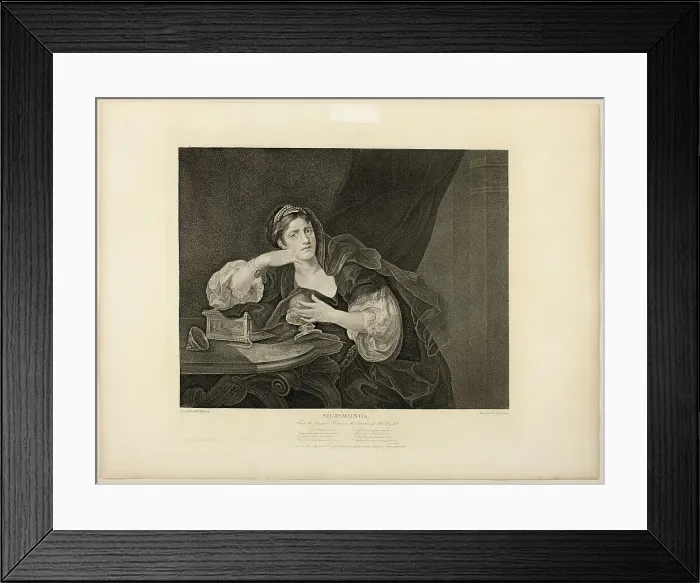 Framed Print : Sigismonda, published June 4, 1795. Creator: Benjamin Smith