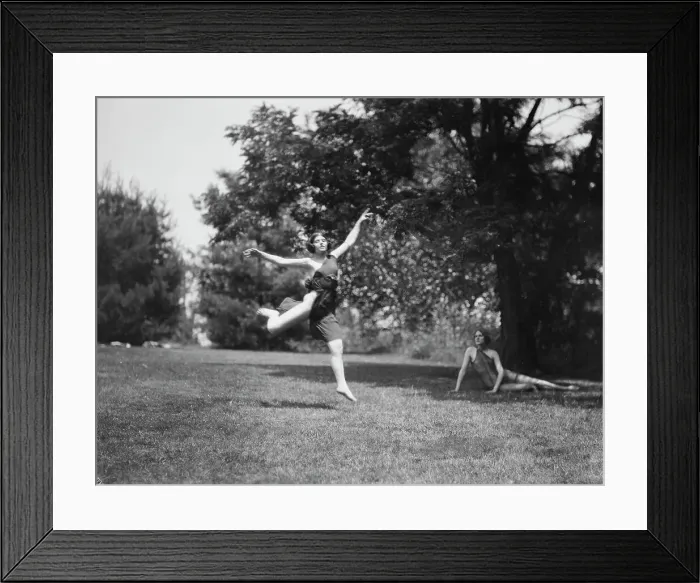 Framed Print : Wanger, Beatrice, Miss, and Miss Solveig Hornbeck, 1921 June 21. Creator: Arnold Genthe Framed Print : Wanger, Beatrice, Miss, and Miss Solveig Hornbeck, 1921 June 21. Creator: Arnold Genthe