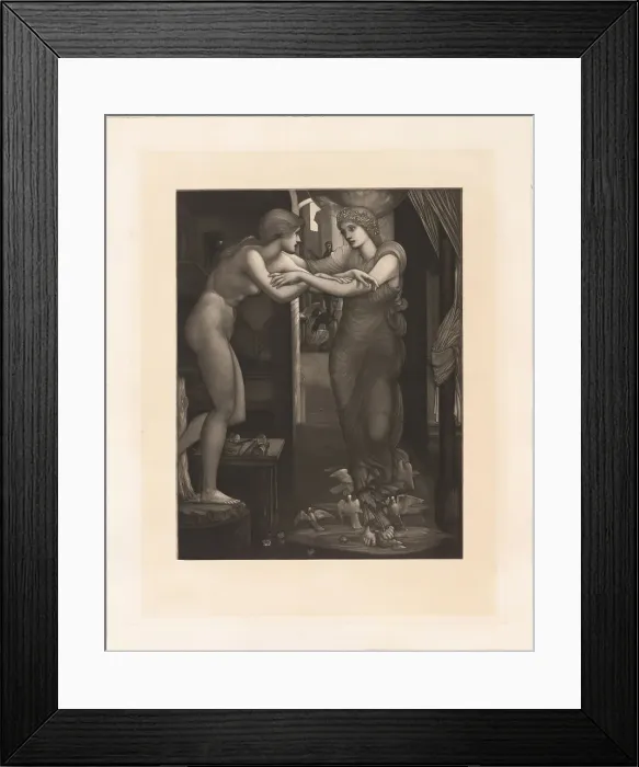 Framed Print : The Birth of Galatea, 1885. Creator: Charles William Campbell Framed Print : The Birth of Galatea, 1885. Creator: Charles William Campbell