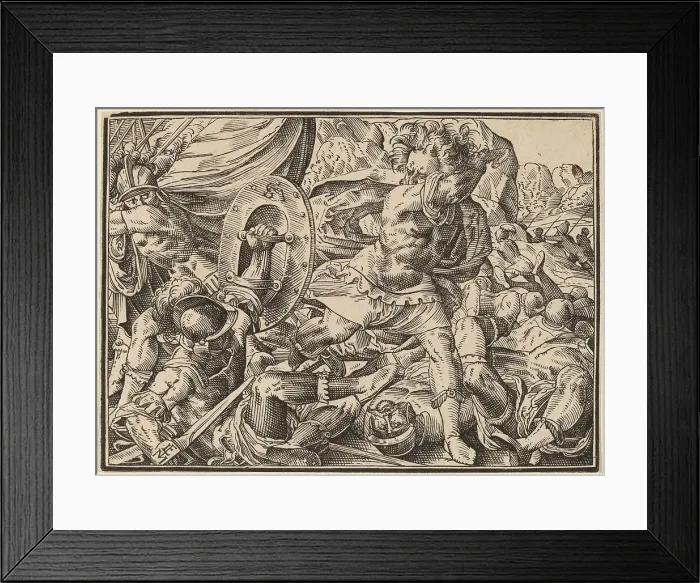 Framed Print : Christ Tells His Disciples of the Last Judgment, published 1630. Creator: Christoph Maurer Framed Print : Christ Tells His Disciples of the Last Judgment, published 1630. Creator: Christoph Maurer