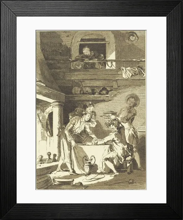 Framed Print : Le pate d'anguilles. Creator: Charles Emmanuel Patas Framed Print : Le pate d'anguilles. Creator: Charles Emmanuel Patas