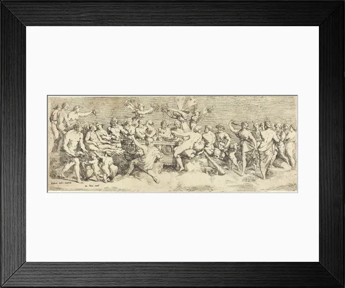 Framed Print : The Wedding Feast of Cupid and Psyche, c. 1635. Creator: François Perrier Framed Print : The Wedding Feast of Cupid and Psyche, c. 1635. Creator: François Perrier
