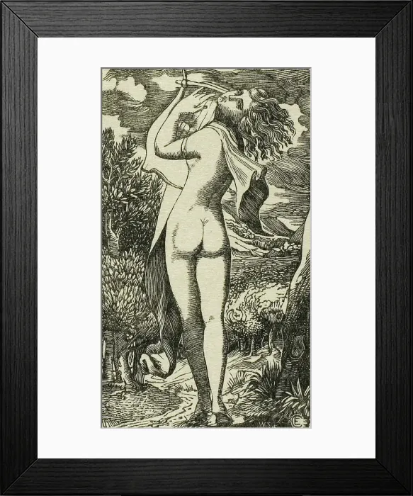 Framed Print : The Bacchante, n.d. Creator: Edward Calvert Framed Print : The Bacchante, n.d. Creator: Edward Calvert