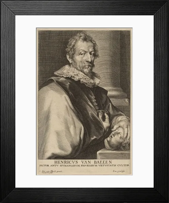Framed Print : Hendrick van Balen, probably 1626 / 1641. Creator: Paulus Pontius Framed Print : Hendrick van Balen, probably 1626 / 1641. Creator: Paulus Pontius