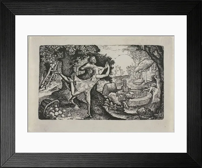Framed Print : The Cyder Feast, n.d. Creator: Edward Calvert Framed Print : The Cyder Feast, n.d. Creator: Edward Calvert