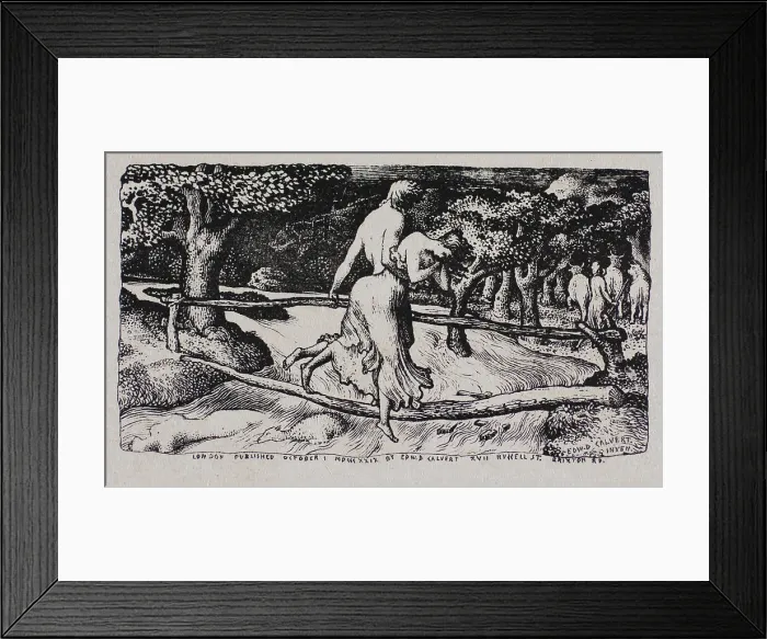 Framed Print : The Flood, n.d. Creator: Edward Calvert Framed Print : The Flood, n.d. Creator: Edward Calvert