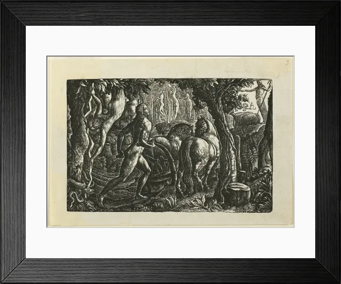 Framed Print : The Ploughman, 1827. Creator: Edward Calvert Framed Print : The Ploughman, 1827. Creator: Edward Calvert