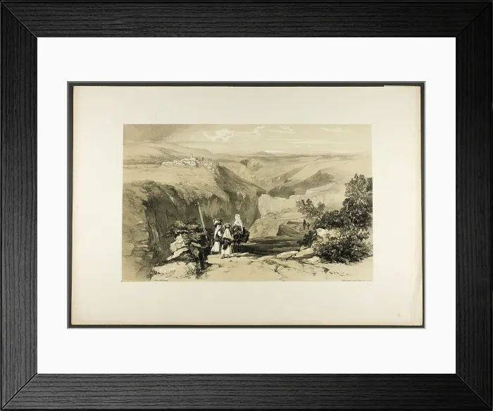 Framed Print : Collepardo, 1841. Creator: Edward Lear Framed Print : Collepardo, 1841. Creator: Edward Lear