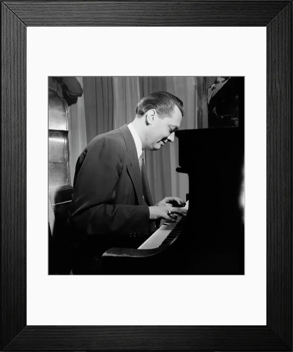 Framed Print : Portrait of Gene Schroeder, Eddie Condon's, New York, N.Y. 1946. Creator: William Paul Gottlieb Framed Print : Portrait of Gene Schroeder, Eddie Condon's, New York, N.Y. 1946. Creator: William Paul Gottlieb