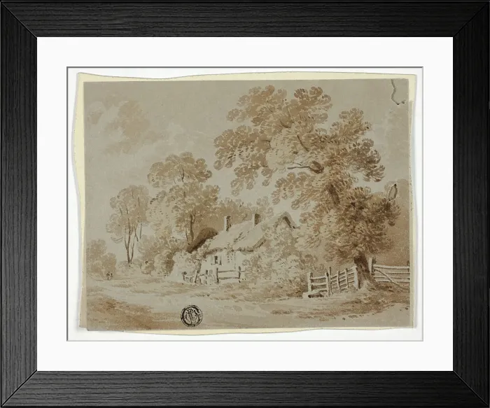 Framed Print : At Crossington in Leicestershire, c. 1800. Creator: F. Smith Framed Print : At Crossington in Leicestershire, c. 1800. Creator: F. Smith