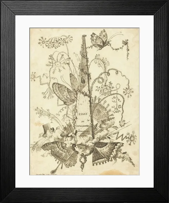 Framed Print : Titre, in or after 1756. Creator: Charles-Germain de Saint-Aubin Framed Print : Titre, in or after 1756. Creator: Charles-Germain de Saint-Aubin