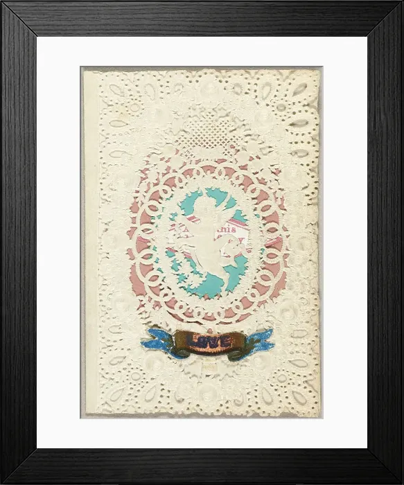 Framed Print : Love (Valentine), c. 1850. Creator: G. Ingram Framed Print : Love (Valentine), c. 1850. Creator: G. Ingram