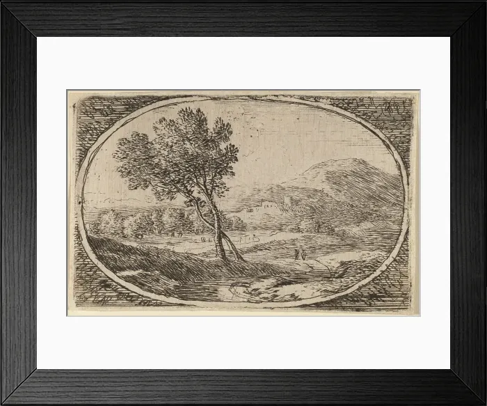 Framed Print : Two Trees with Crossed Trunks. Creator: Herman van Swanevelt Framed Print : Two Trees with Crossed Trunks. Creator: Herman van Swanevelt