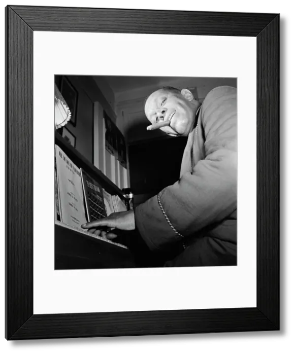 Framed Print : Portrait of Willie Smith in his apartment, Manhattan, New York, N.Y. ca. Jan. 1947. Creator: William Paul Gottlieb Framed Print : Portrait of Willie Smith in his apartment, Manhattan, New York, N.Y. ca. Jan. 1947. Creator: William Paul Gottlieb