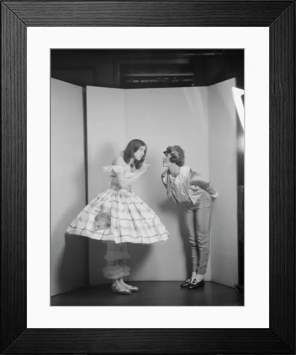 Framed Print : Wilde and Jason, Misses, 1924 Apr. 12. Creator: Arnold Genthe Framed Print : Wilde and Jason, Misses, 1924 Apr. 12. Creator: Arnold Genthe