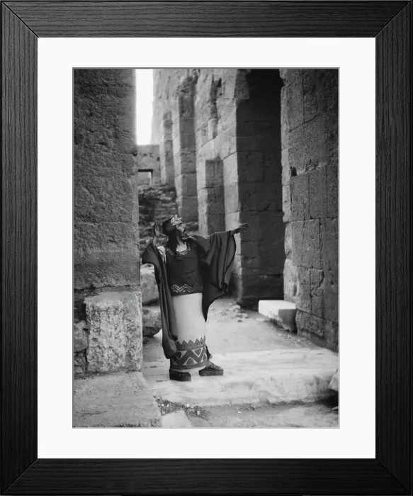 Framed Print : Kanellos dance group at ancient sites in Greece, 1929 Creator: Arnold Genthe Framed Print : Kanellos dance group at ancient sites in Greece, 1929 Creator: Arnold Genthe