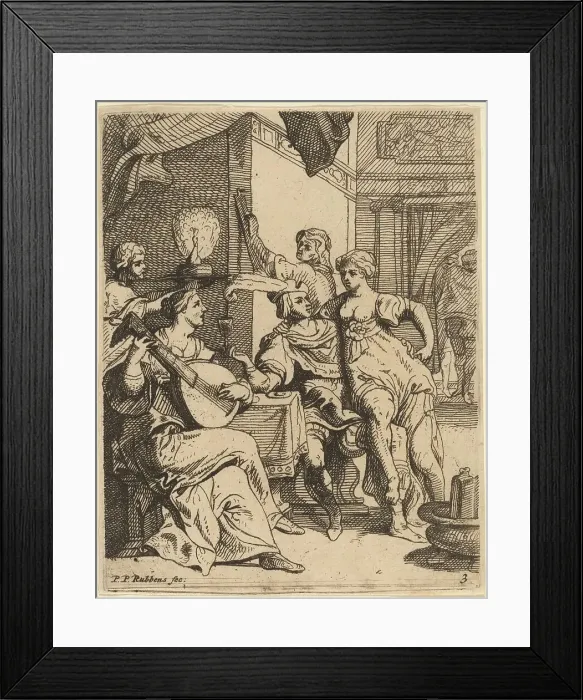 Framed Print : The Prodigal Wasting His Substance in the Tavern. Creator: Theodoor van Thulden Framed Print : The Prodigal Wasting His Substance in the Tavern. Creator: Theodoor van Thulden