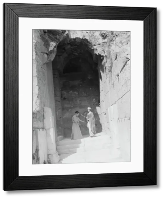 Framed Print : Kanellos dance group at ancient sites in Greece, 1929 Creator: Arnold Genthe Framed Print : Kanellos dance group at ancient sites in Greece, 1929 Creator: Arnold Genthe