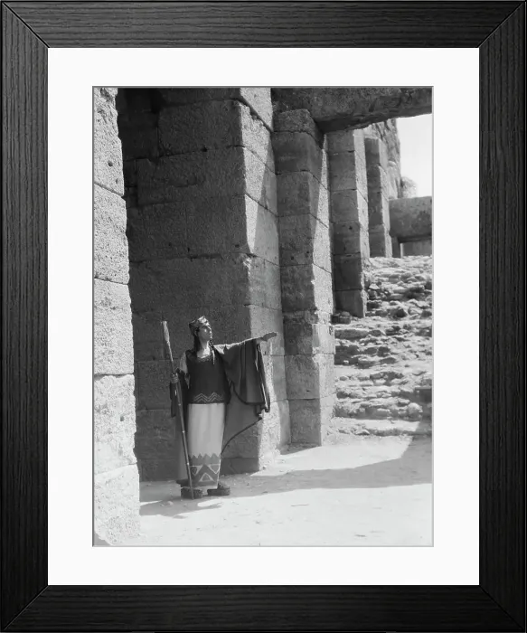 Framed Print : Kanellos dance group at ancient sites in Greece, 1929 Creator: Arnold Genthe Framed Print : Kanellos dance group at ancient sites in Greece, 1929 Creator: Arnold Genthe
