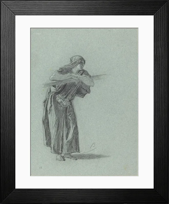 Framed Print : The Woman in the ?Song of Songs?, c. 1886. Creator: Alexandre Bida Framed Print : The Woman in the ?Song of Songs?, c. 1886. Creator: Alexandre Bida
